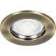Feron Світильник вбудований DL10 круглий під лампу G5.3 MR16, античне золото