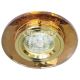 Feron Світильник вбудований 8050-2 круглий під лампу G5.3 MR16, коричневий золото