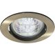 Feron Світильник вбудований DL308 поворотний під лампу G5.3 MR16, античне золото