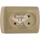LEZARD DEMET Розетка подвійна б/з, клен