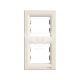 Schneider Electric Asfora Рамка 2-а вертикальна, кремова