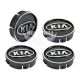 Ковпачки для титанових дисків Kia (КНР) 60/55мм. (чорний)