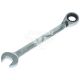 Ключ ріжково-накидний 19мм. з тріщоткою (Intertool)