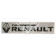 Наклейка з написом RENAULT 27х5 чорна