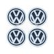 Наклейка VW на ковпаки діам. 9 4шт.