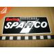Наклейка з написом SPARCO (прямокутна) 13,5х5,8