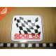 Наклейка квадрат SPARCO (з шашкою) 10х9