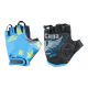 Рукавиці (Greys) дитячі, розмір 5-6, короткі пальці, гелеві вставки чорні/сині