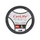 Чохол руля L шкіра чорний 39-41см. (CarLife)