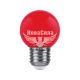 Feron Світлодіодна лампа E27 LB-37 1Вт G45 червона