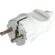 E.NEXT Вилка електрична e.plug.straight.003.16,з заземленням, 16А пряма біла