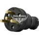 E.NEXT Силова вилка переносна каучукова e.plug.rubber.030.25, 4п. 25А