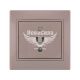LEZARD MIRA Розетка комп'ютерна RJ45 CAT5, крем