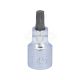 Головка торцева з бітою TORX 1/2 T45 (Toptul) (55мм.)