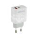 Зарядне для портативних пристроїв 220V (Zollex) 1USB-A, 1USB-C, 20W