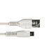Кабель для зарядки моб. телеф. USB-A to MicroUSB (ColorWay) 1м. білий