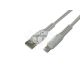 Кабель для зарядки моб. телеф. USB-A to Lightning (Colorway) 1м. білий