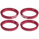 Кільця центрувальні для колісних дисків 73.1-60.1 (Walline) термопластик
