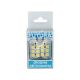 Лампочка 2-ох цокольна LED T11_C10W SMD біла 6-діодів 12V-1,7Вт SV8.5-8 35мм. (Futura) (к-т.-2шт.)