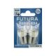 Лампочка 1-но конт. груша біла LED SMD 12V 6-діодів R8W BA15s (Futura) (к-т.-2шт.)