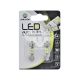 Лампочка 2-ох цокольна LED T11_C5W SMD біла 4-діоди 12V-5Вт SV8.5-8 36мм. (Zollex) (к-т.-2шт.)