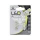 Лампочка 2-ох цокольна LED T11_C5W SMD біла 6-діодів 12V-5Вт SV8.5-8 36мм. (Zollex) (к-т.-2шт.)