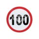 Наклейка обмежувач швидкості (100) діам.16