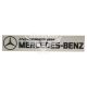 Наклейка з написом MERCEDES-BENZ 29х5 чорна