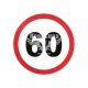 Наклейка обмежувач швидкості (60) діам.16