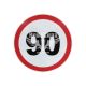 Наклейка обмежувач швидкості (90) діам.16