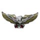 Наклейка Орел (крила в бік) (бронз.) 29х13