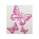 Наклейка Метелики рожеві 16,5х15