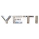 Наклейка з написом YETI (Original) (пластм.)