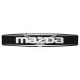 Наклейка з написом Mazda (чорне тло) (силікон) 12х2,2