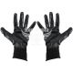 Рукавиці робочі (Intertool) 10" (синтетична, чорного кольору, з нітриловим покриттям)
