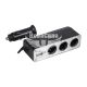 Розгалужувач прикурювача 3в1+USB (Vortex) (12-24V, 0,5A)