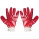 Рукавиці робочі (Doloni) прорезинені червоні