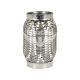 Гофра глушника 50х120мм. 3-х шарова Interlock, (Shikoo) (короткий фланець)