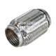 Гофра глушника 50х120мм. 3-х шарова Interlock (CarLine) (короткий фланець)