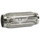 Гофра глушника 60х200мм. 3-х шарова Interlock, (Shikoo) (короткий фланець)