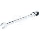 Ключ комбінований 12мм. з тріщоткою і карданом (Hans)