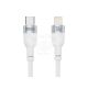 Кабель для зарядки моб. телеф. Type-C to Lightning (Brevia) 1.2м. білий, 30W, Box