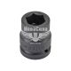 Головка торцева ударна низька шестигранна 3/4 22 мм. (Hans)