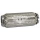 Гофра глушника 50х200мм. 3-х шарова Interlock, (AGK) (короткий фланець)