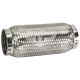Гофра глушника 64х200мм. 3-х шарова Interlock, (Shikoo) (довгий фланець)