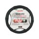 Чохол руля M шкіра чорний 37-39см. (CarLife) SW243M