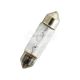 Лампочка 2-ох цокольна C5W біла 12V-5Вт SV8.5-8 37мм. (Brevia) (упак.-10шт.)