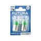 Лампочка 1-но конт. черешня зелена LED SMD 12V 6-діодів R5W BA15s (Futura) (к-т.-2шт.)