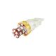 Лампочка без цоколя LED P27W SMD жовта 24-діоди 12V W2.5x16d (Futura)