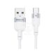 Кабель для зарядки моб. телеф. USB-A to Type-C (Brevia) 1.2м. білий, Box (52120WUCC1)